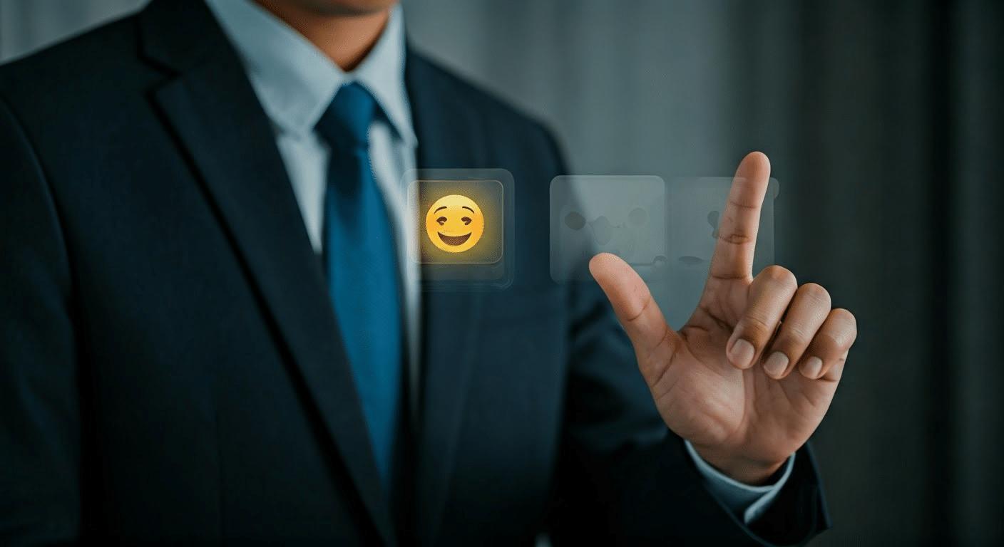 Individuals engaging with emoji translator app