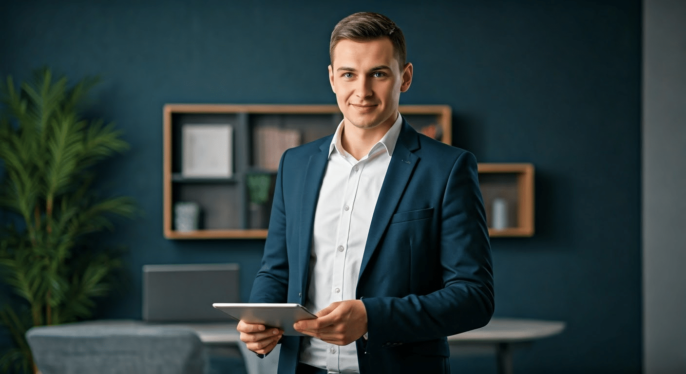 Woman sharing insights on unfollowers app in a meeting room