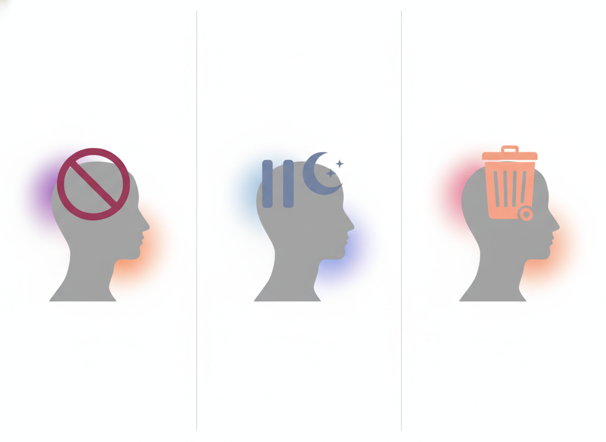 Why Instagram Says User Not Found: A split-screen conceptual illustration showing three Instagram profile scenarios