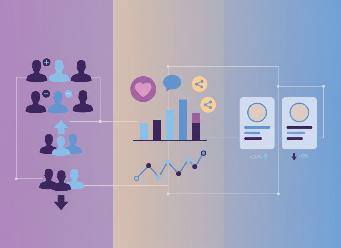 Do You Need a Reports App for Instagram: Split-screen conceptual illustration showing three distinct Instagram analytics