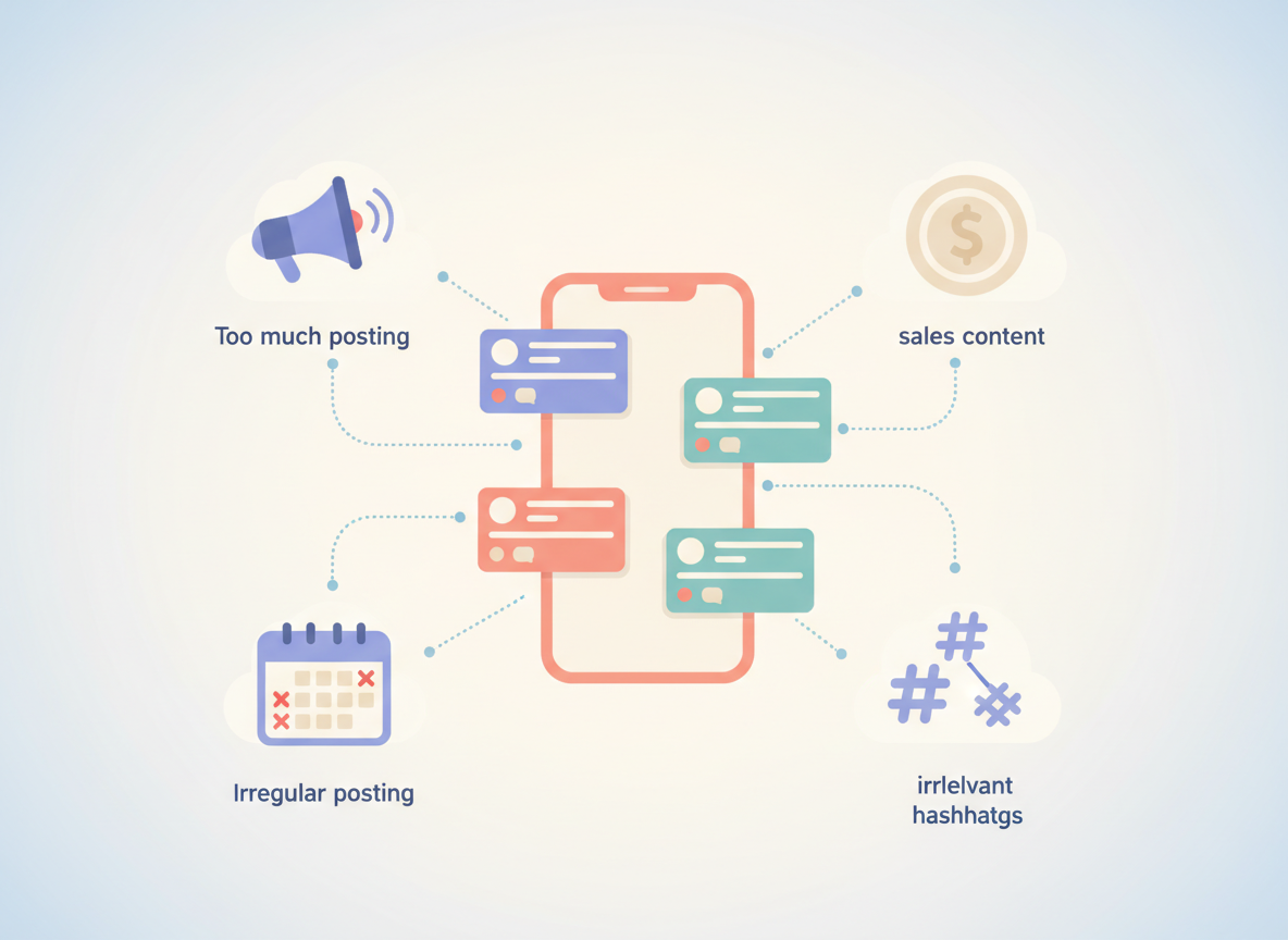 Instagram Unfollow Reports That Actually Work: A creative infographic-style illustration showing a smartphone with Instagr...